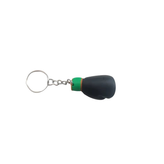 Breloc Manusa de Box Negru-Verde – Accesoriu Sport Unic pentru Pasionatii de Arte Martiale