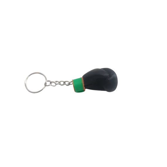 Breloc Manusa de Box Negru-Verde – Accesoriu Sport Unic pentru Pasionatii de Arte Martiale