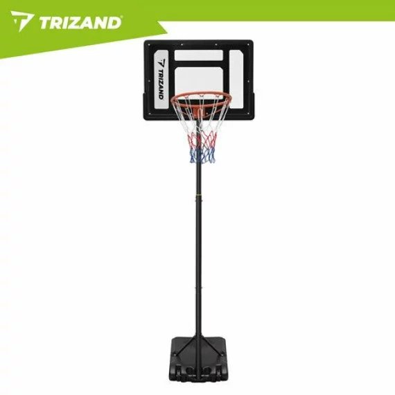 Cos de Baschet Reglabil Trizand 259 cm – Stativ cu Panou, Minge si Baza Stabila