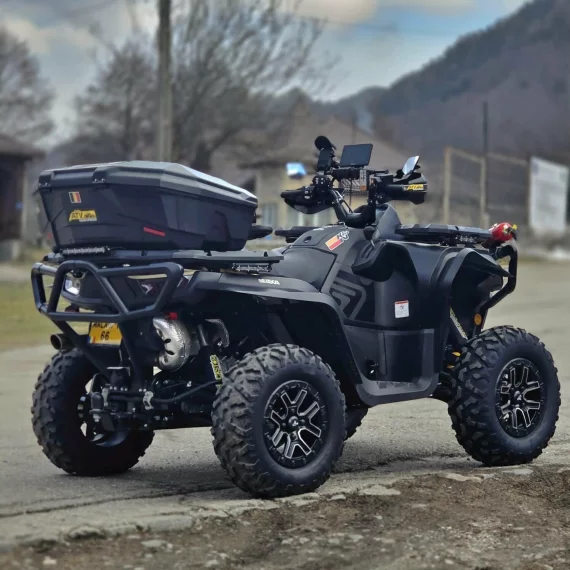Cutie depozitare / lada pentru ATV, GMA SPORT, volum 170 litri, dimensiuni 112 x 62 x 37 cm, negru