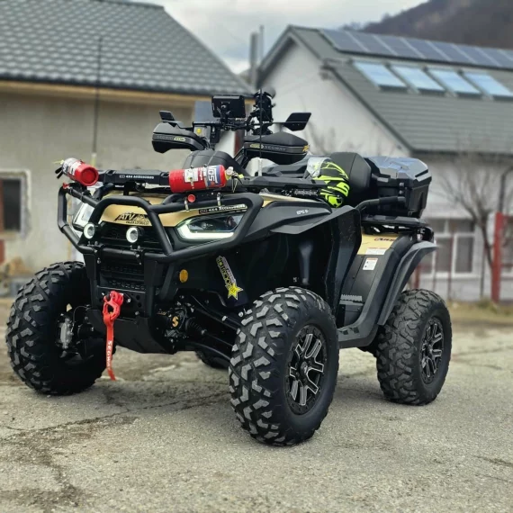 Cutie depozitare / lada pentru ATV, GMA SPORT, volum 170 litri, dimensiuni 112 x 62 x 37 cm, negru