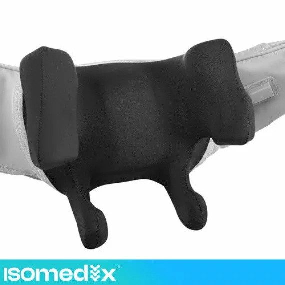 Dispozitiv Masaj Shiatsu Wireless pentru Gat Isomedix 22.2W – Incalzire LED, Incarcare USB-C