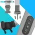Dispozitiv Masaj Shiatsu Wireless pentru Gat Isomedix 22.2W – Incalzire LED, Incarcare USB-C