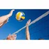 Fileu multisport pentru volei, badminton, tenis, Trizand Volleyball net, include husa transport, dimensiune fileu 9.5 x 1m