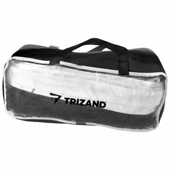 Fileu multisport pentru volei, badminton, tenis, Trizand Volleyball net, include husa transport, dimensiune fileu 9.5 x 1m