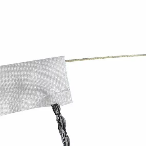 Fileu multisport pentru volei, badminton, tenis, Trizand Volleyball net, include husa transport, dimensiune fileu 9.5 x 1m