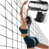 Fileu multisport pentru volei, badminton, tenis, Trizand Volleyball net, include husa transport, dimensiune fileu 9.5 x 1m