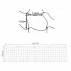 Fileu multisport pentru volei, badminton, tenis, Trizand Volleyball net, include husa transport, dimensiune fileu 9.5 x 1m