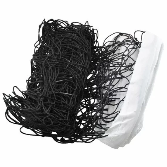 Fileu multisport pentru volei, badminton, tenis, Trizand Volleyball net, include husa transport, dimensiune fileu 9.5 x 1m