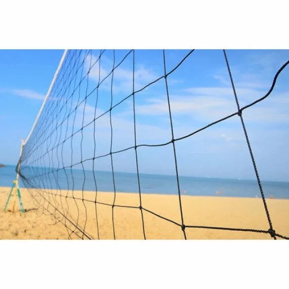 Fileu multisport pentru volei, badminton, tenis, Trizand Volleyball net, include husa transport, dimensiune fileu 9.5 x 1m
