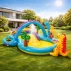 Loc de Joaca Acvatic Dinoland Intex 57135NP – 302 x 229 x 112 cm, Tobogan, Fantana, 6 Mingi