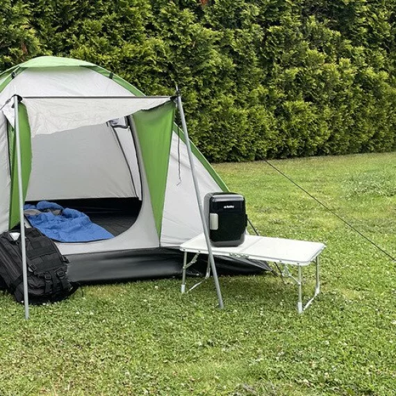 Masa pliabila pentru camping, Trizand Folding camping table, dimensiuni extinsa 60 x 40 x 26 cm