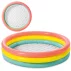 Piscina Gonflabila pentru Copii Intex 57412NP – 114 x 25 cm, Curcubeu, 3 Inele, 131 l