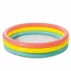 Piscina Gonflabila pentru Copii Intex 57412NP – 114 x 25 cm, Curcubeu, 3 Inele, 131 l