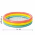 Piscina Gonflabila pentru Copii Intex 57412NP – 114 x 25 cm, Curcubeu, 3 Inele, 131 l