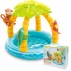 Piscina Gonflabila pentru Copii Intex Tropical Island 58417 – 102 x 86 cm, cu Acoperis Palmier si Jucarii Detasabile