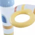 Piscina Loc de Joaca Acvatic Castel cu Unicorn Intex 56148NP – 196 x 178 x 127 cm, Tobogan si Stropitoare