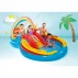 Piscina, Loc de Joaca Acvatic Gonflabil Curcubeu Intex 57453NP – 297 x 193 x 135 cm, Tobogan, Fantana, Inele si Mingi