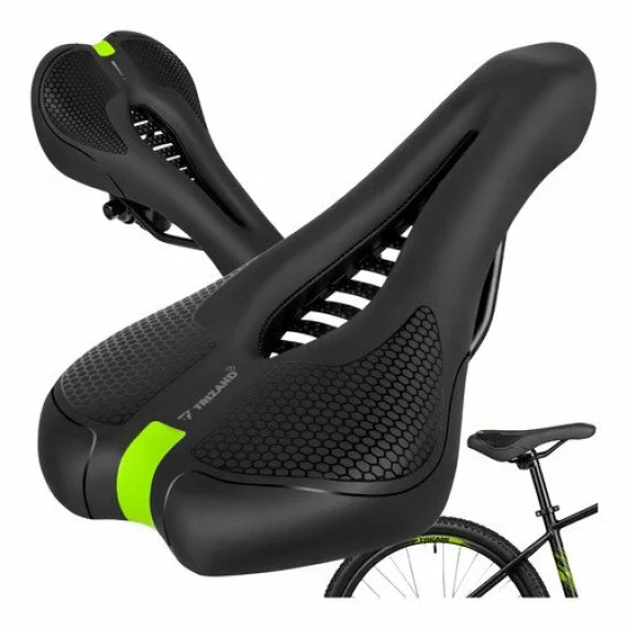 Sa de Bicicleta Trizand 28x14 cm – Confortabil, Capitonat, Negru
