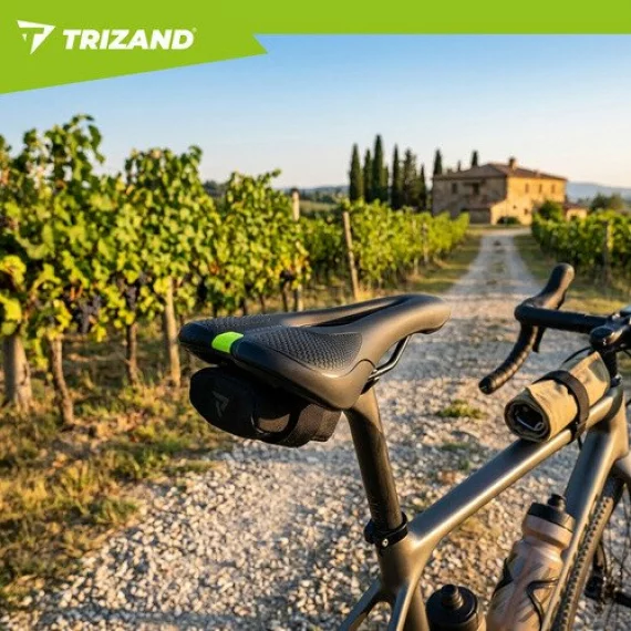 Sa de Bicicleta Trizand 28x14 cm – Confortabil, Capitonat, Negru