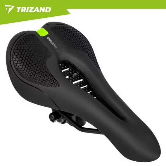 Sa de Bicicleta Trizand 28x14 cm – Confortabil, Capitonat, Negru