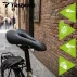 Sa de Bicicleta Trizand 28x14 cm – Confortabil, Capitonat, Negru