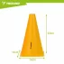 Set 10 conuri colorate, inaltime 23 cm, Trizand Training Cones