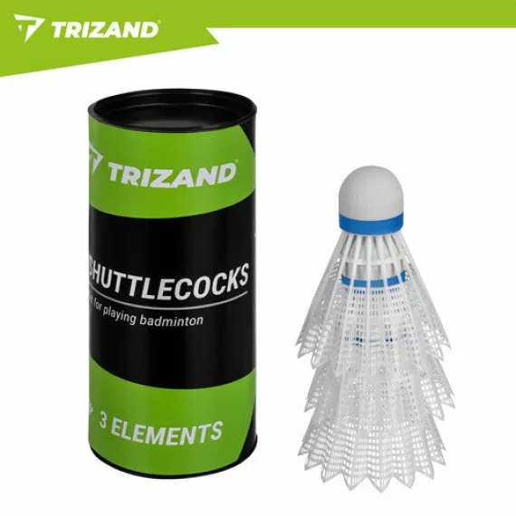 Set Badminton Trizand 8 Piese – 4 Rachete, 3 Fluturasi, Husa de Transport