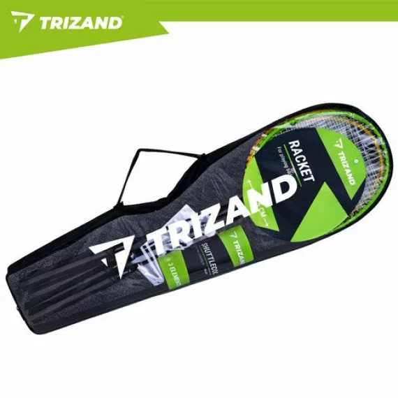 Set Badminton Trizand 8 Piese – 4 Rachete, 3 Fluturasi, Husa de Transport
