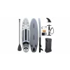 Placa stand up paddle, e4fun Allround Stand Up Paddle Board, dimensiuni 320 x 81 x 15 cm, gri