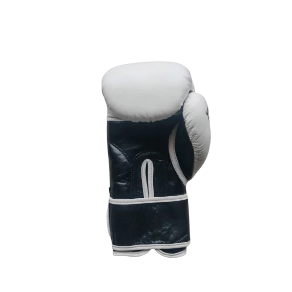 Manusi Box Shark Negru cu Alb 10oz - Manusi Box si MMA Piele Premium, Antrenament si Competitie
