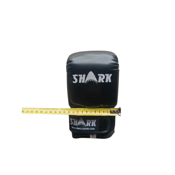 Manusi Sac Box Shark Negre Marime M - Manusi Bag Gloves pentru Sac de Box, Antrenament Box, Kickbox si MMA