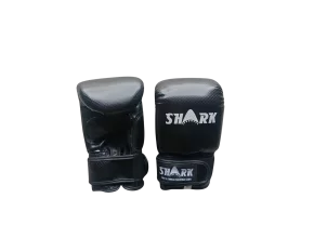 Manusi Sac Box Shark Negre Marime M - Manusi Bag Gloves pentru Sac de Box, Antrenament Box, Kickbox si MMA