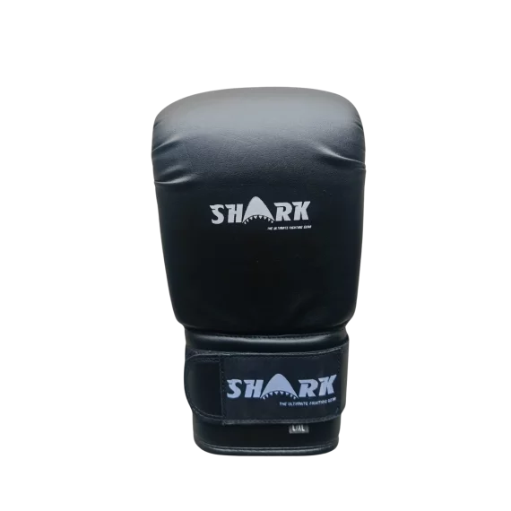 Manusi Sac Box Shark Negru cu Alb Marime L/XL - Manusi Bag Gloves pentru Sac de Box, Antrenament Box, Kickbox si MMA