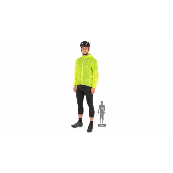 Vento raincoat yellow fluo