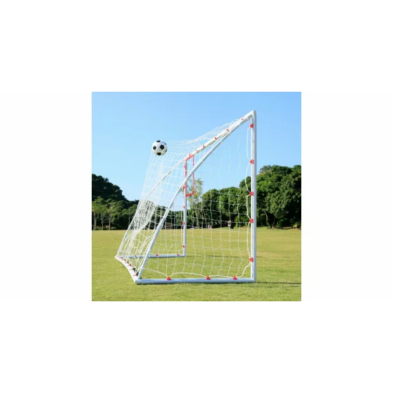 Poarta de fotbal PVC Goal 180 Net Playz, 240 x 122 x 90 cm