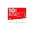 Poarta de fotbal PVC Goal 180 Net Playz, 240 x 122 x 90 cm