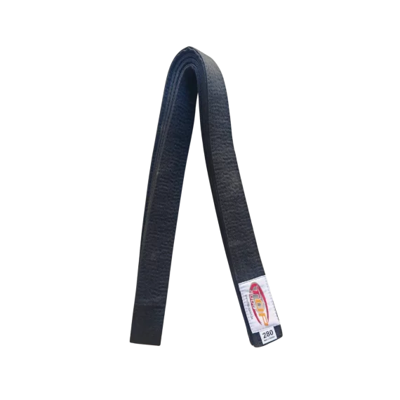 Centura din bumbac pentru kimono, Top Budo, lungime 280 cm, culoare negru