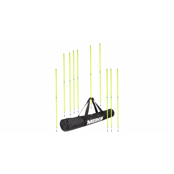 Set de 10 jaloane de slalom, Merco Pack Split 160, 175 cm