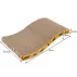 Carton de zgariat pentru pisici, Purlov Cat Scratcher, imita copacii, satisface nevoia de zgariat si ascutit unghii, 23 x 43 x 4 cm