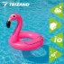 Colac gonflabil pentru piscina sau mare, Trizand Flamingo, diametru 102cm, inaltime 102 cm