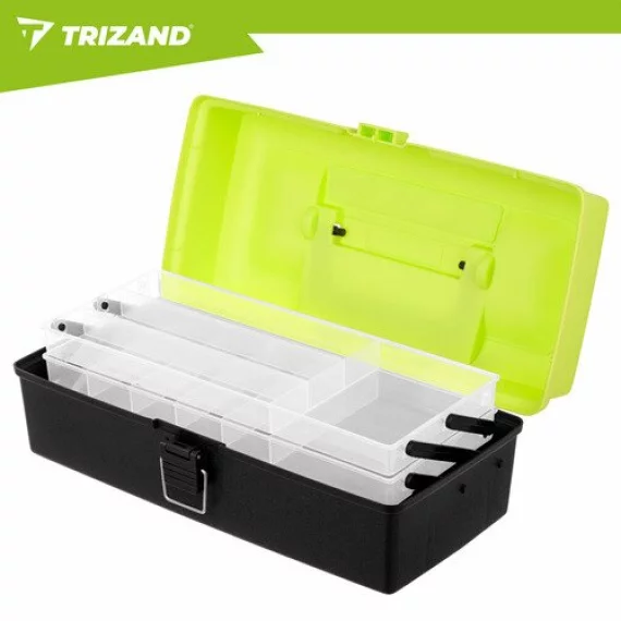Cutie depozitare pentru pescuit sau obiecte mici, Trizand Fishing Tackle Box, dimensiune 33 × 16 × 13 cm