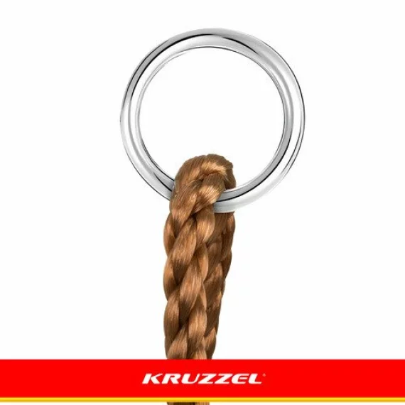 Leagan copii pentru curte si casa Kruzzel franghii reglabile, culoare rosu