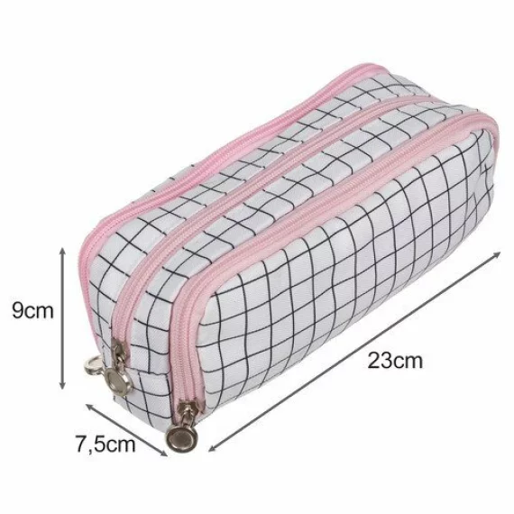 Penar scolar extensibil Maleo Triple foldable pencil case, dimensiuni 7.5 x 9 x 26 cm (continutul nu este inclus)