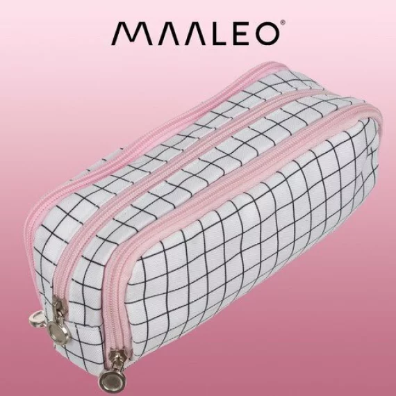 Penar scolar extensibil Maleo Triple foldable pencil case, dimensiuni 7.5 x 9 x 26 cm (continutul nu este inclus)