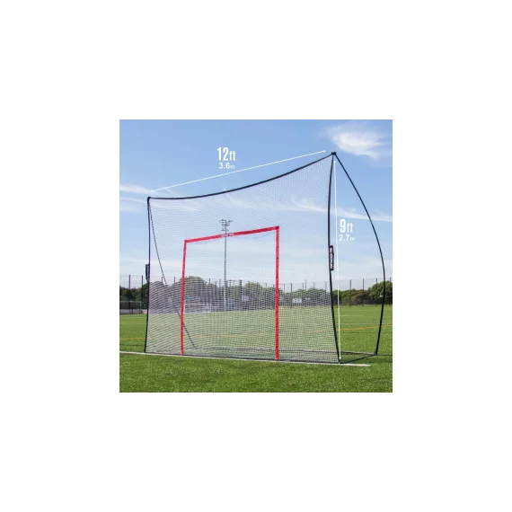 Plasa multisport Mega Net 12 x 9 FT pentru oprirea mingilor, 3,66 x 2,74 m