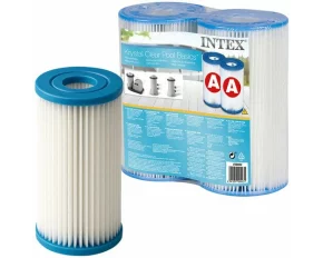 Set 2 filtre pompa piscina INTEX 29002 Pool Pump Filter, dimensiuni 20.1 x 10.8 x 10.8 cm