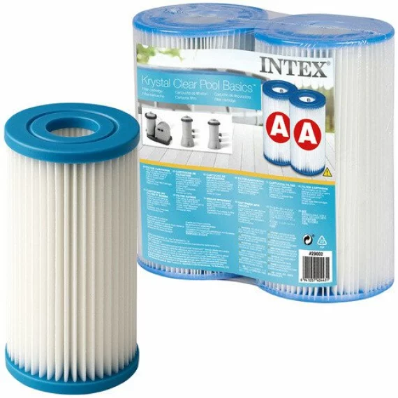 Set 2 filtre pompa piscina INTEX 29002 Pool Pump Filter, dimensiuni 20.1 x 10.8 x 10.8 cm