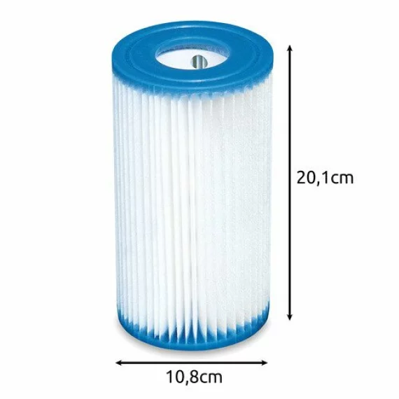 Set 2 filtre pompa piscina INTEX 29002 Pool Pump Filter, dimensiuni 20.1 x 10.8 x 10.8 cm