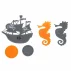 Set jucarii scufundari piscina 30 piese Kruzzel Diving set